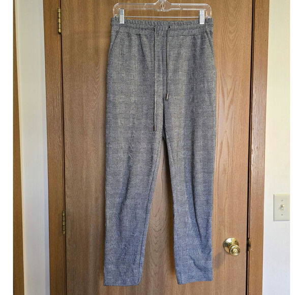 Maeve By Anthropologie Bettie Tapered High Rise Plaid Jogger Pant - Picture 2 of 9